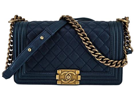 chanel le boy navy|Chanel bag styles.